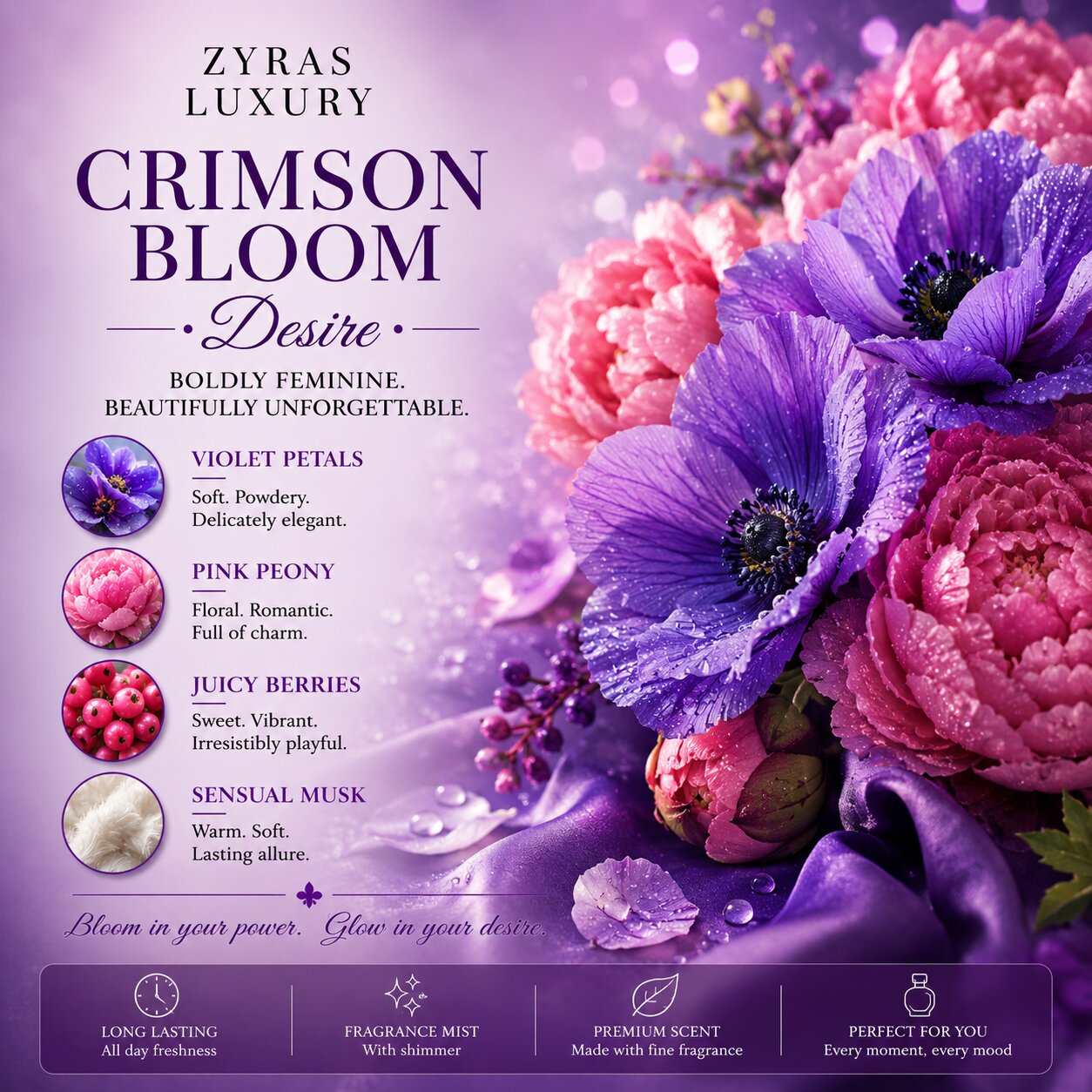 Crimson Bloom Desire