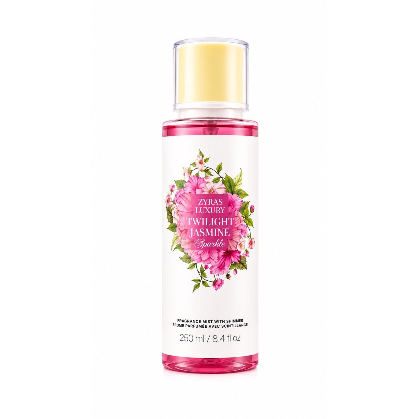 ZYRAS LUXURY Twilight Jasmine Sparkle – Fragrance Mist with Shimmer, 250ml