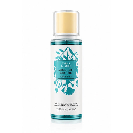 ZYRAS LUXURY Midnight Orchid Radiance Fragrance Mist with Shimmer – 250 m