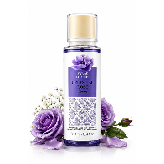 ZYRAS LUXURY Celestial Rose Halo – Shimmer Fragrance Mist | 250 ml